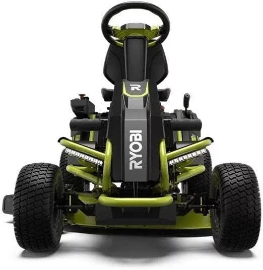 Ryobi 38 inches 100 Ah Battery Electric Rear Engine Riding Lawn Mower RY48111