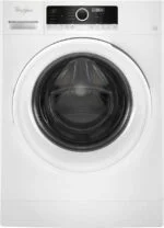 Whirlpool – 1.9 Cu. Ft. High Efficiency Stackable Front-Load Washer with Detergent Dosing Aid – White