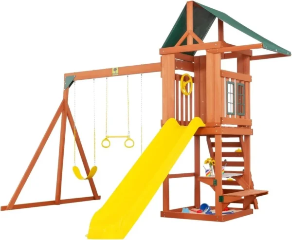 Creative Cedar Designs Cedar Cottage Wooden Swing S