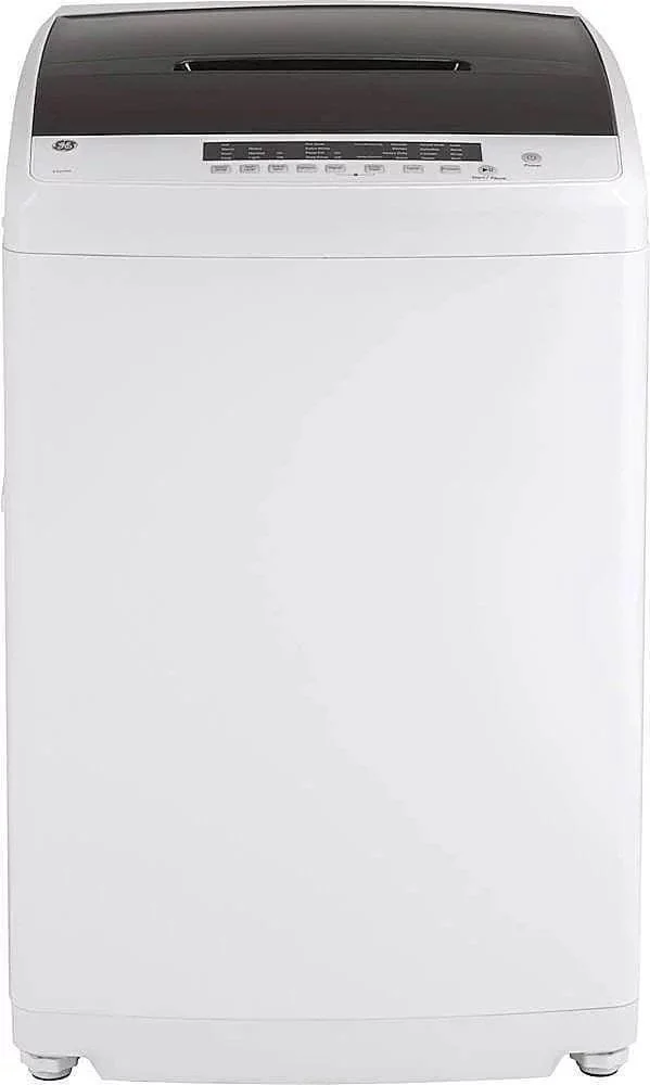 GE – 2.8 Cu. Ft. Top Load Washer – White/black