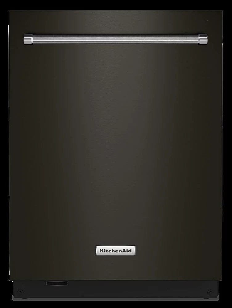 KitchenAid – Top Control Built-In Dishwasher with Stainless Steel Tub, FreeFlex Third Rack, 44dBA – Black stainless steel