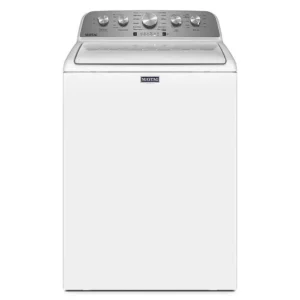 Maytag – 5.2 Cu. Ft. High Efficiency Top Load Washer with Extra Power Button – White