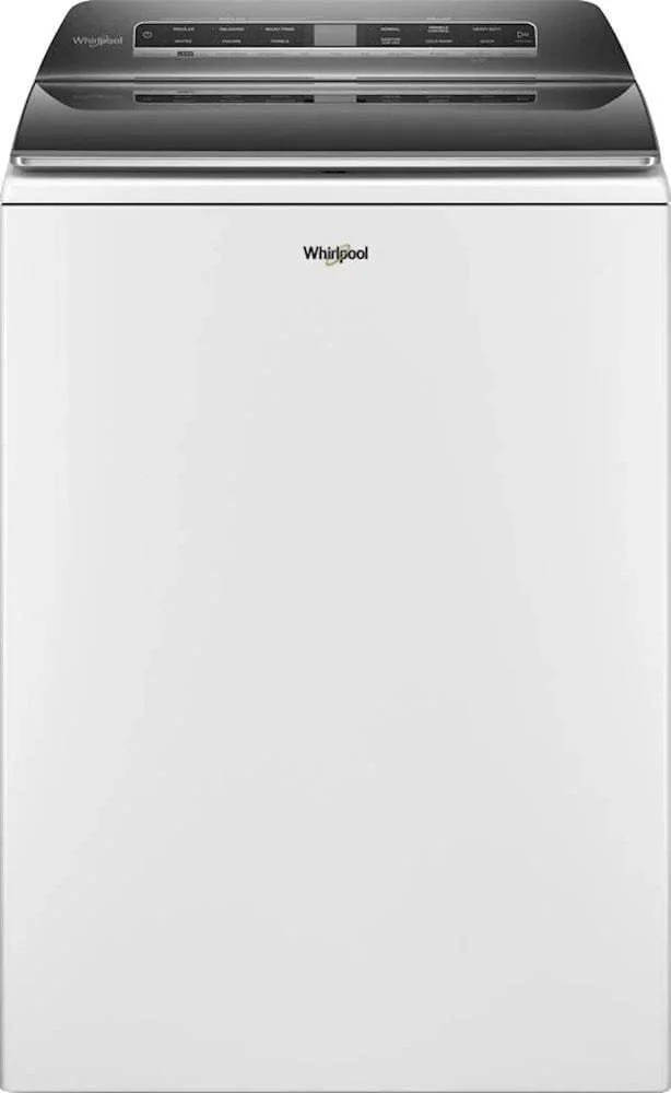 Whirlpool – 5.3 Cu. Ft. Smart Top Load Washer with Load & Go Dispenser – White